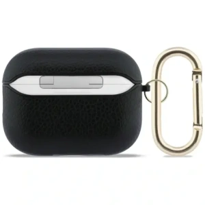 Etui Guess Grained Classic Logo do Apple AirPods Pro 3 czarny