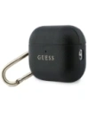 Etui Guess Grained Classic Logo do Apple AirPods Pro 3 czarny
