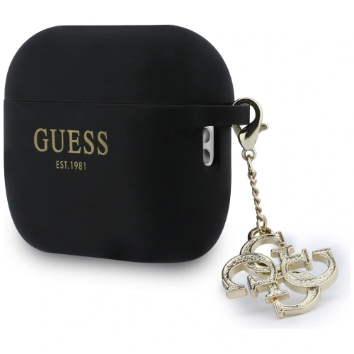 Etui Guess Silicone 4G Charm do Apple AirPods Pro 3 czarny