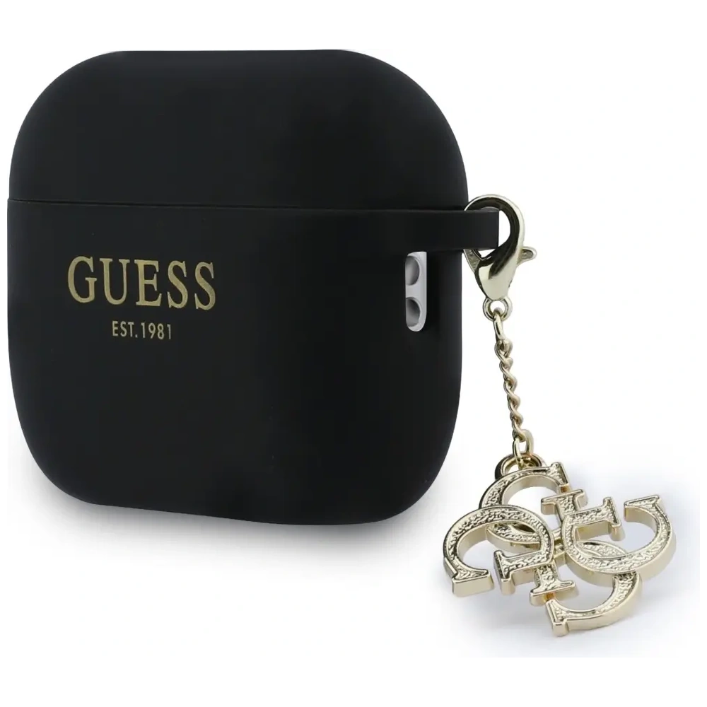 Etui Guess Silicone 4G Charm do Apple AirPods Pro 3 czarny