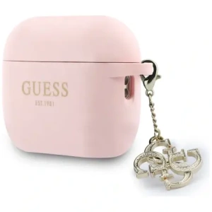 Etui Guess Silicone 4G Charm do Apple AirPods Pro 3 różowy