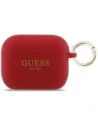 Etui Guess Silicone Glitter Ring do Apple AirPods Pro 3 fuksja