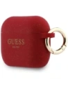Etui Guess Silicone Glitter Ring do Apple AirPods Pro 3 fuksja