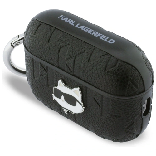 Etui Karl Lagerfeld Monogram Choupette Head do Apple AirPods Pro 3 czarny