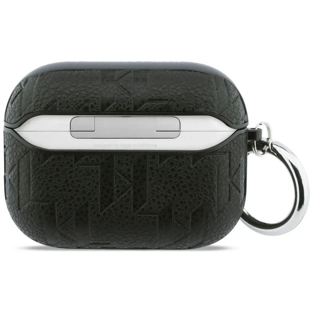 Etui Karl Lagerfeld Monogram Karl & Choupette Head do Apple AirPods Pro 3 czarny