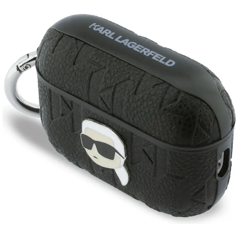Etui Karl Lagerfeld Monogram Karl Head do Apple AirPods Pro 3 czarny
