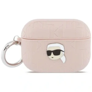 Etui Karl Lagerfeld Monogram Karl Head do Apple AirPods Pro 3 różowy