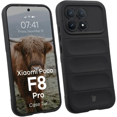 Pancerne etui Bizon Case Tur do Xiaomi POCO F8 Pro czarne