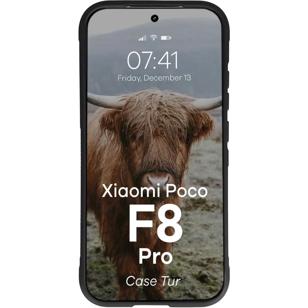 Pancerne etui Bizon Case Tur do Xiaomi POCO F8 Pro czarne