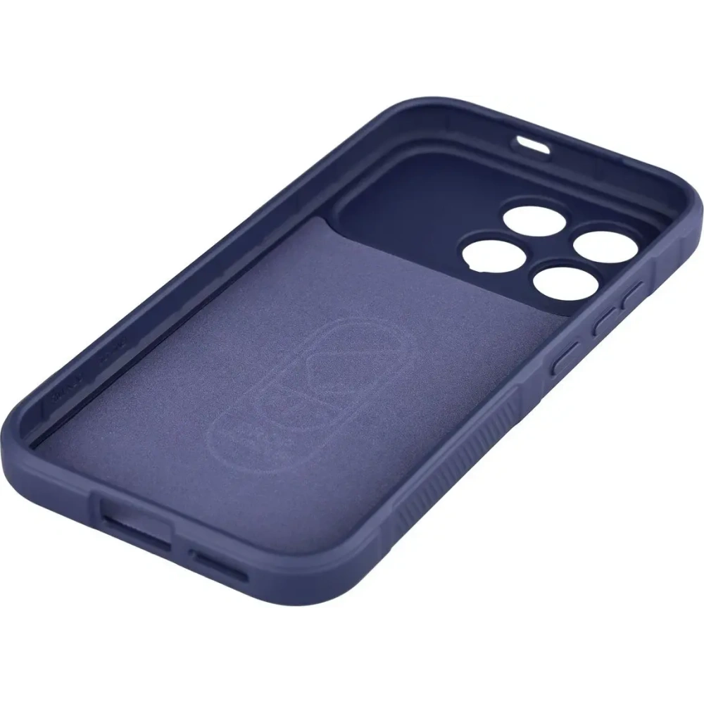 Pancerne etui Bizon Case Tur do Xiaomi POCO F8 Pro granatowe