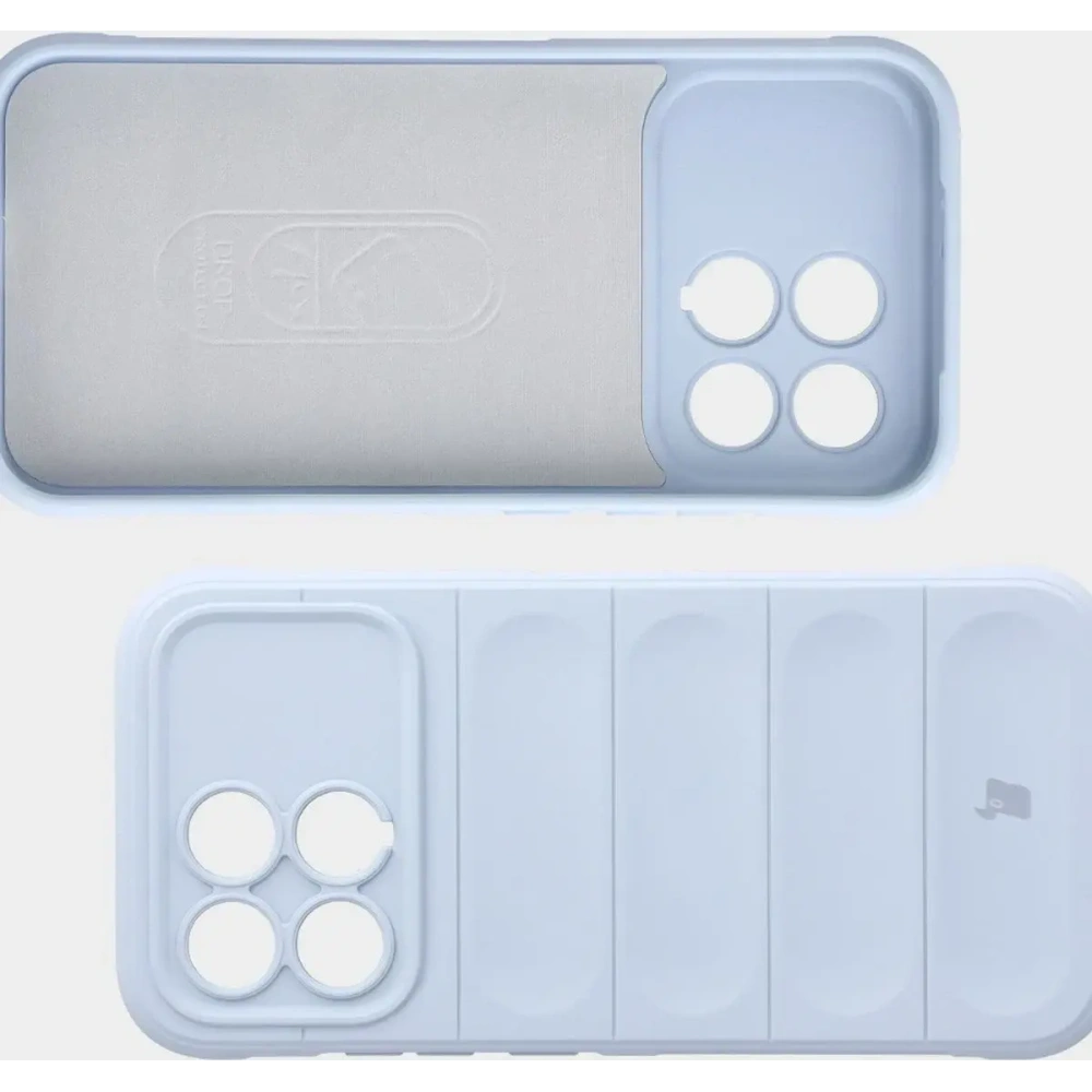 Pancerne etui Bizon Case Tur do Xiaomi POCO F8 Pro jasnoniebieskie