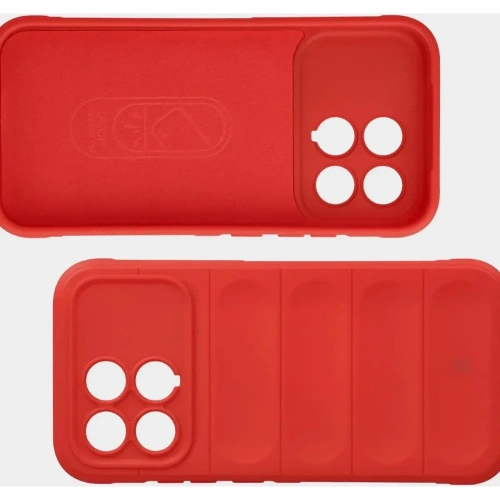 Pancerne etui Bizon Case Tur do Xiaomi POCO F8 Pro czerwone