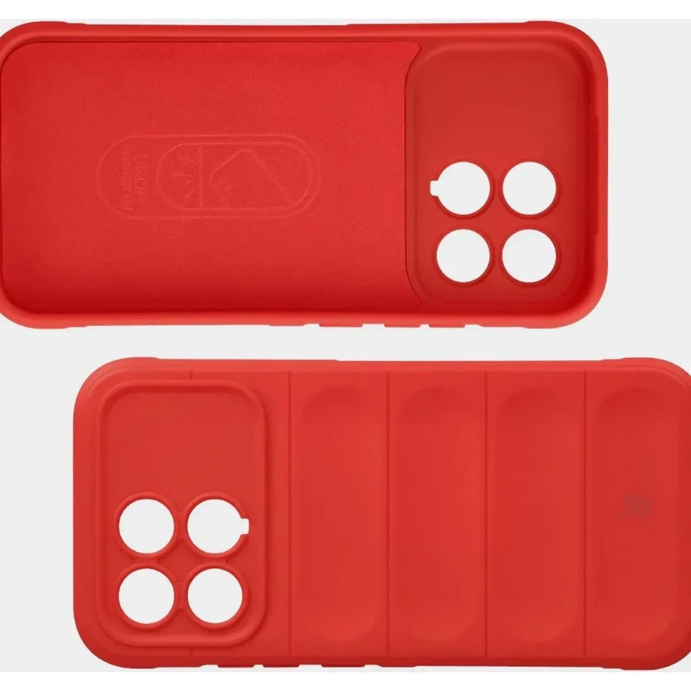 Pancerne etui Bizon Case Tur do Xiaomi POCO F8 Pro czerwone