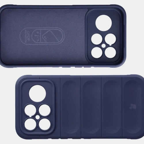 Pancerne etui Bizon Case Tur do Xiaomi POCO F8 Ultra granatowe