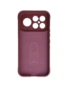 Pancerne etui Bizon Case Tur do Xiaomi POCO F8 Ultra burgundowe
