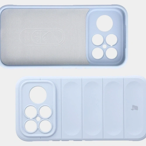 Pancerne etui Bizon Case Tur do Xiaomi POCO F8 Ultra jasnoniebieskie