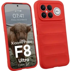 Pancerne etui Bizon Case Tur do Xiaomi POCO F8 Ultra czerwone