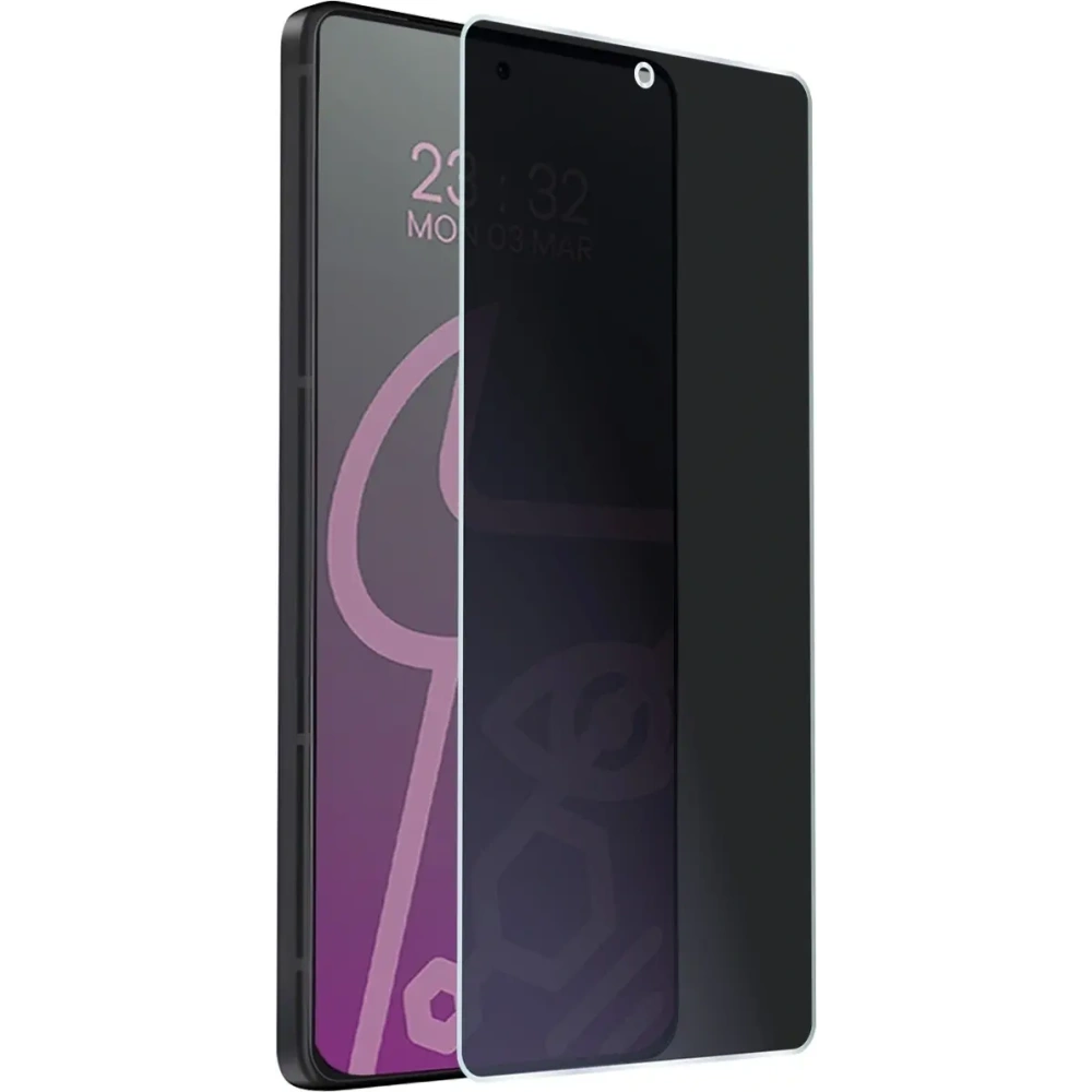 Prywatyzujące szkło hybrydowe Bizon Glass Mule Shadow do Asus Zenfone 12 Ultra matowe