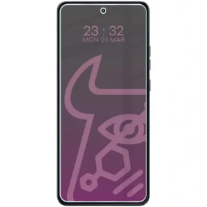 Prywatyzujące szkło hybrydowe Bizon Glass Mule Shadow do Motorola Moto G86 Power 5G matowe