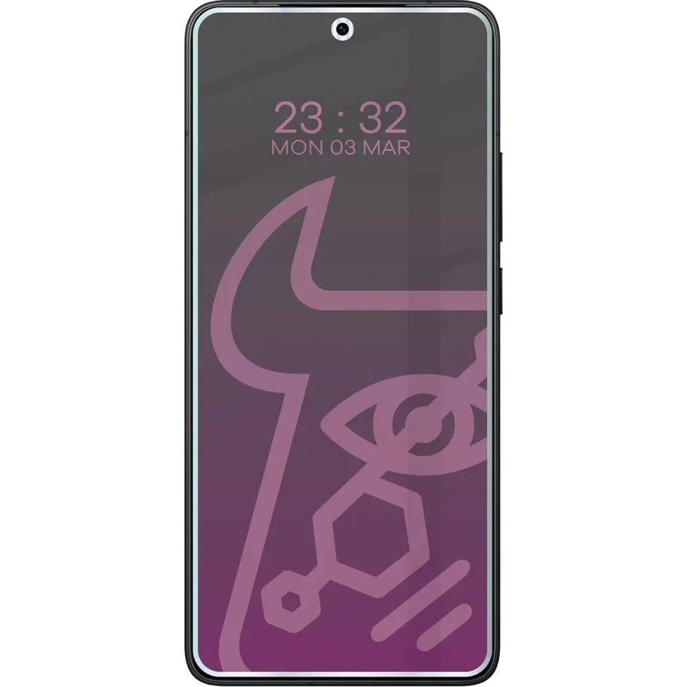 Prywatyzujące szkło hybrydowe Bizon Glass Mule Shadow do Xiaomi POCO F7 Pro matowe