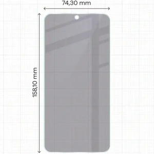 Prywatyzujące szkło hybrydowe Bizon Glass Mule Shadow do Samsung Galaxy A55 5G matowe