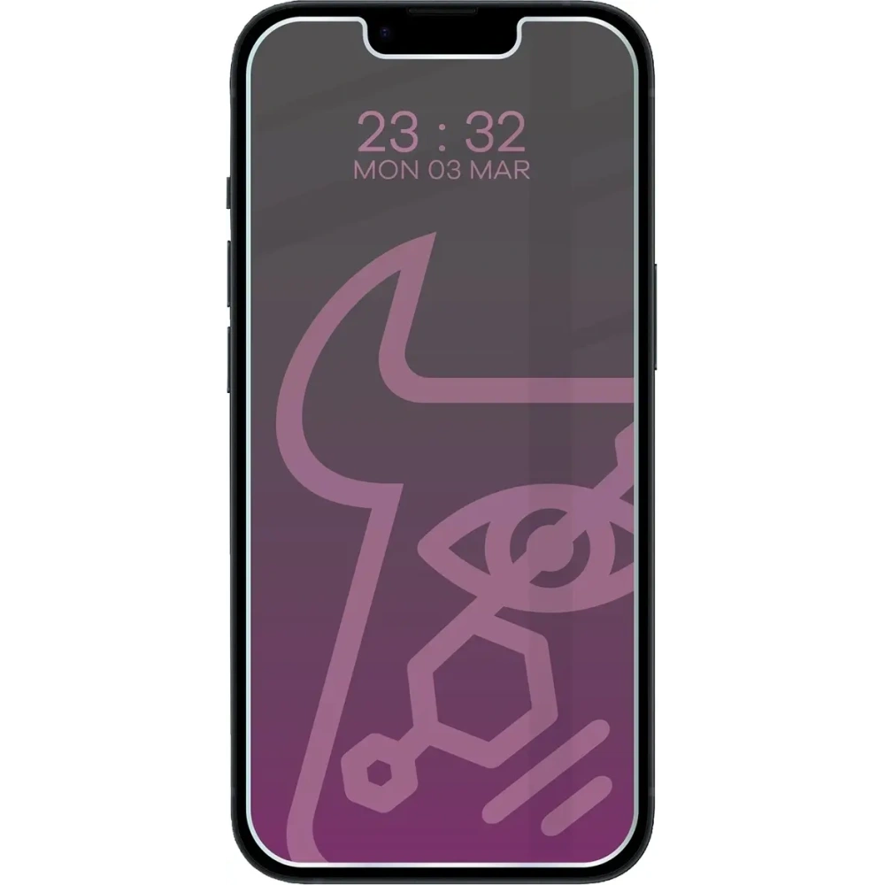 Prywatyzujące szkło hybrydowe Bizon Glass Mule Shadow do Apple iPhone 14 matowe