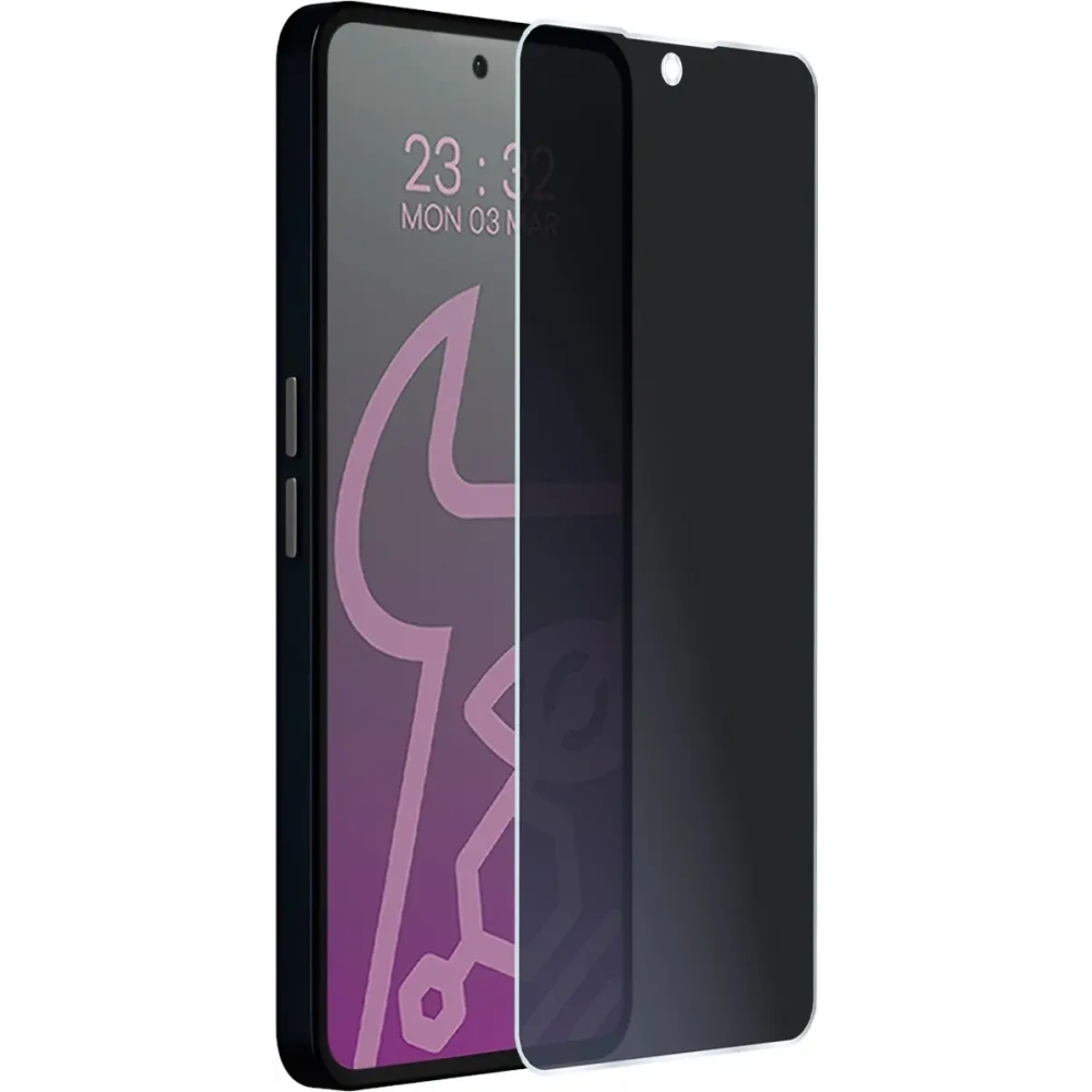 Prywatyzujące szkło hybrydowe Bizon Glass Mule Shadow do Nothing Phone (3a) Pro matowe