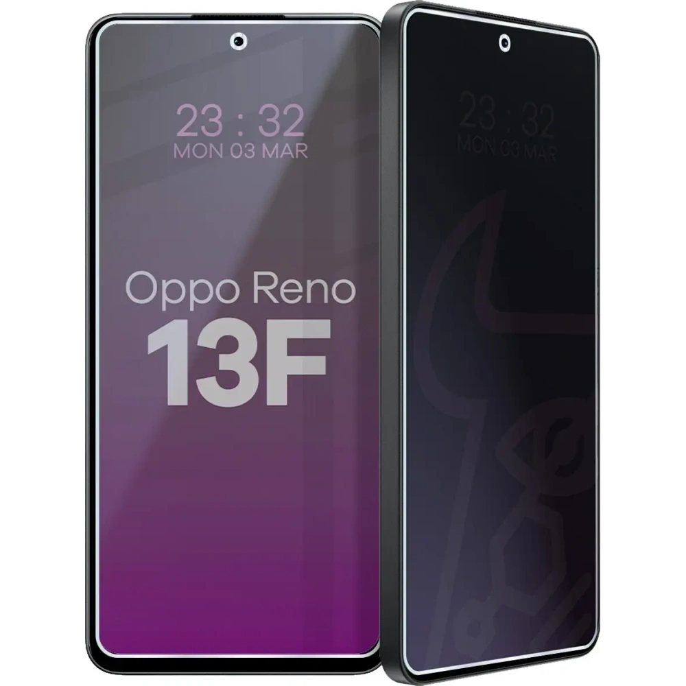 Prywatyzujące szkło hybrydowe Bizon Glass Mule Shadow do Oppo Reno13 F matowe