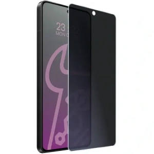 Prywatyzujące szkło hybrydowe Bizon Glass Mule Shadow do Xiaomi POCO F7 Ultra matowe