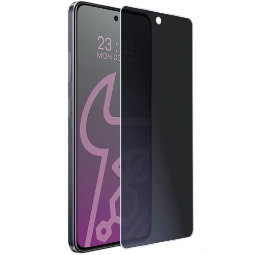 Prywatyzujące szkło hybrydowe Bizon Glass Mule Shadow do Realme 14x 5G matowe