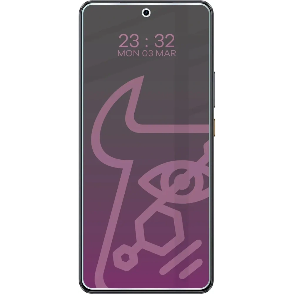 Prywatyzujące szkło hybrydowe Bizon Glass Mule Shadow do Realme GT 7T matowe