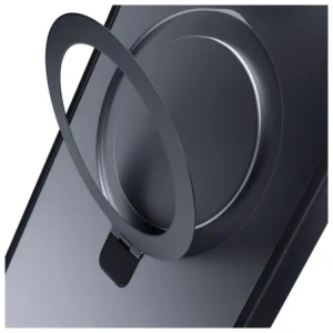 Etui 3MK Smoke Case Mag&Stand do Apple iPhone 17 czarny przydymiony