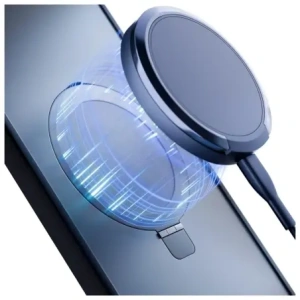 Etui 3MK Smoke Case Mag&Stand do Apple iPhone 17 czarny przydymiony