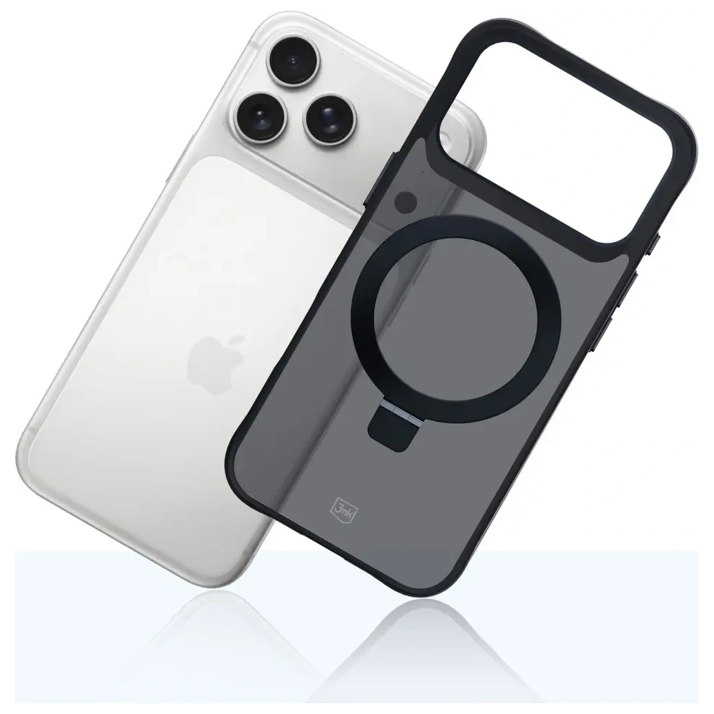 Etui 3MK Smoke Case Mag&Stand do Apple iPhone 17 Pro Max
