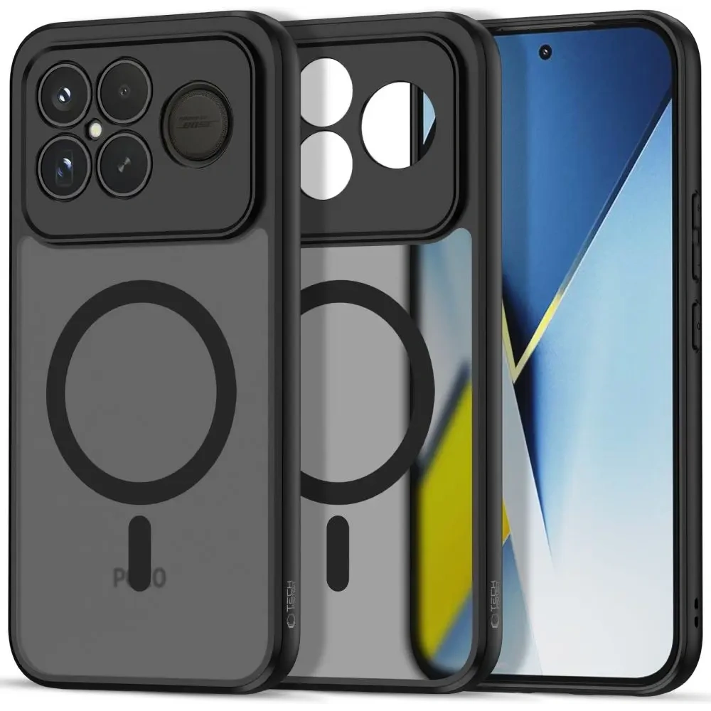 Etui Tech-Protect Magmat MagSafe do Xiaomi Poco F8 Ultra Matte Black