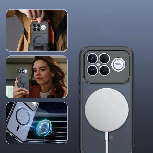 Etui Tech-Protect Magmat MagSafe do Xiaomi Poco F8 Ultra Matte Black