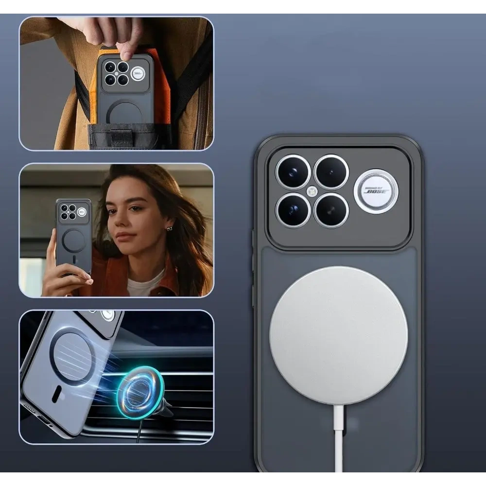 Etui Tech-Protect Magmat MagSafe do Xiaomi Poco F8 Ultra Matte Black