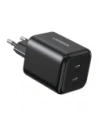 Ładowarka sieciowa Dual UGREEN 2xUSB-C GaN 45W X526 (czarny)
