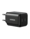 Ładowarka sieciowa Dual UGREEN 2xUSB-C GaN 45W X526 (czarny)