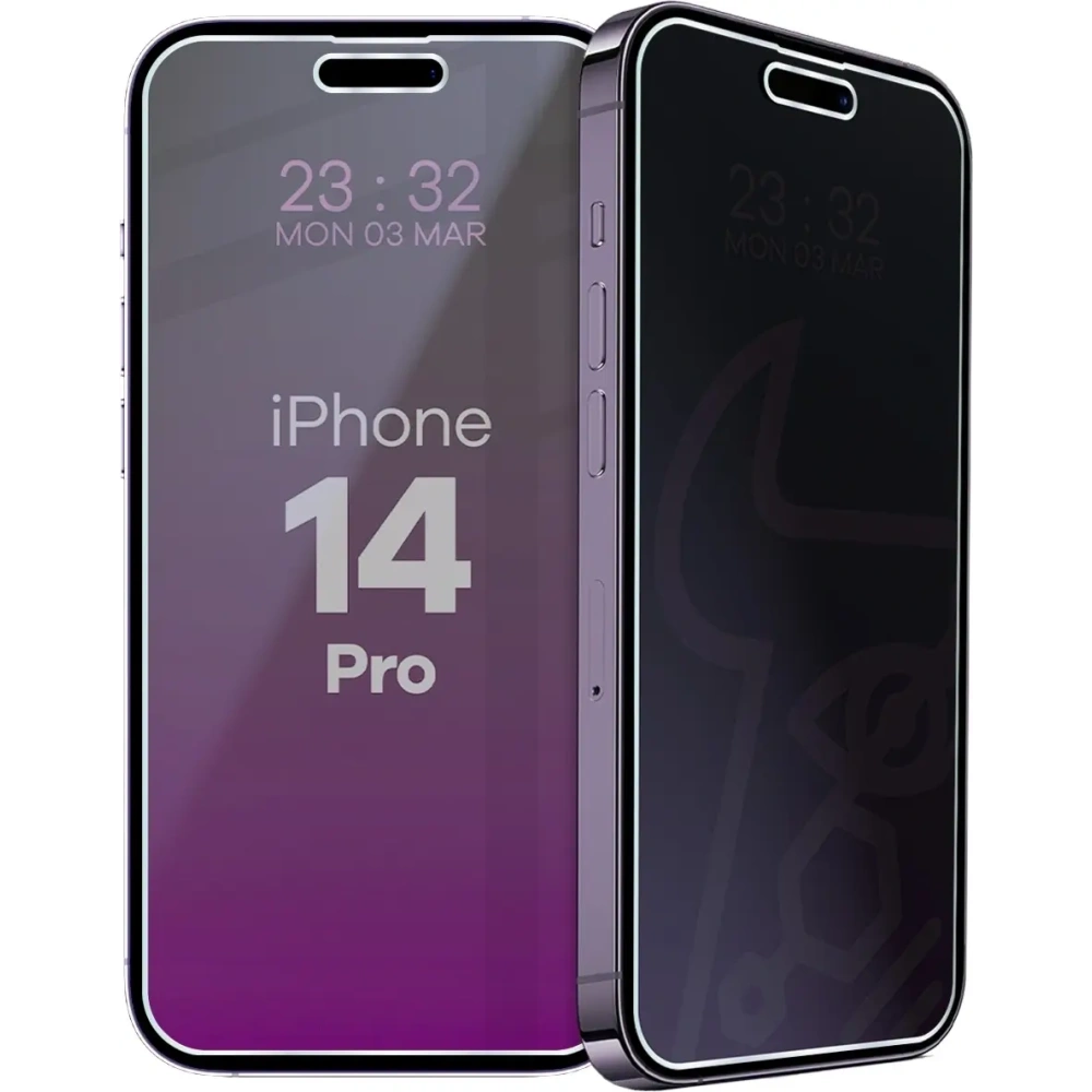 Prywatyzujące szkło hybrydowe Bizon Glass Mule Shadow do Apple iPhone 14 Pro matowe