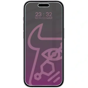 Prywatyzujące szkło hybrydowe Bizon Glass Mule Shadow do Apple iPhone 14 Pro matowe