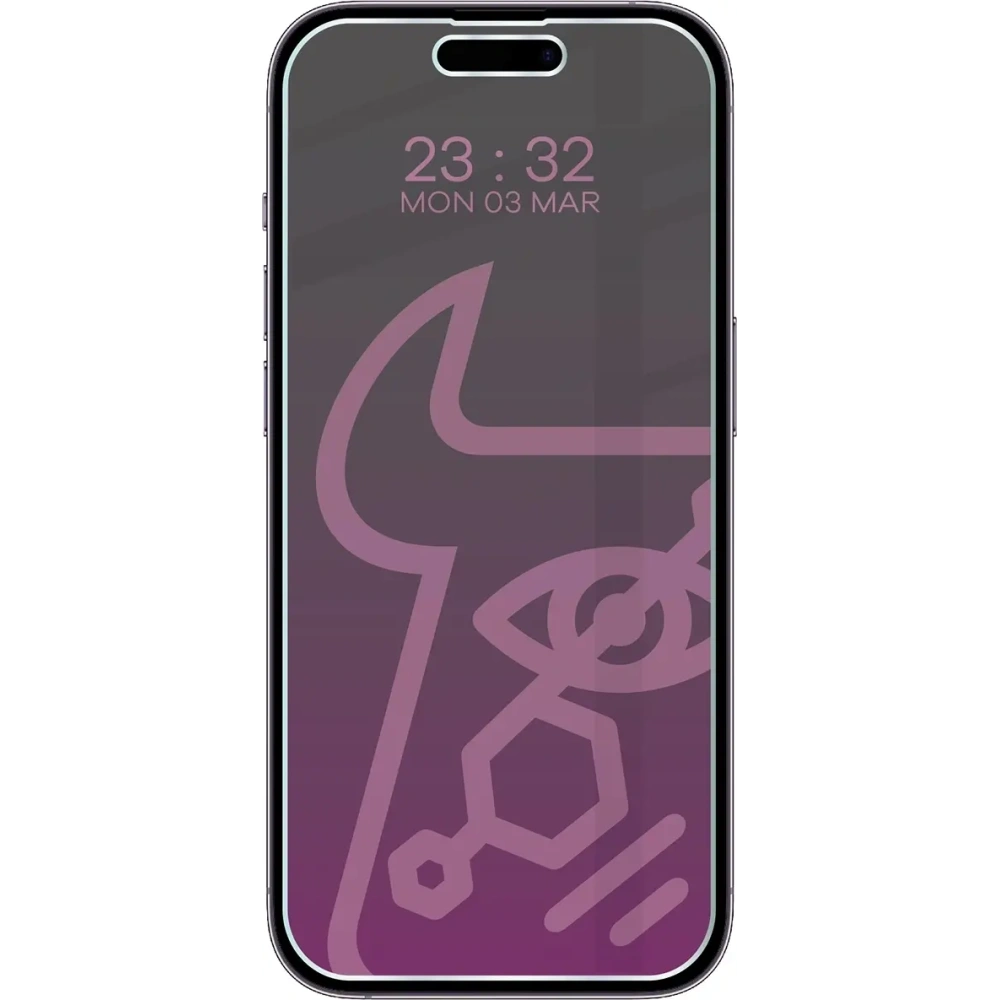 Prywatyzujące szkło hybrydowe Bizon Glass Mule Shadow do Apple iPhone 14 Pro matowe