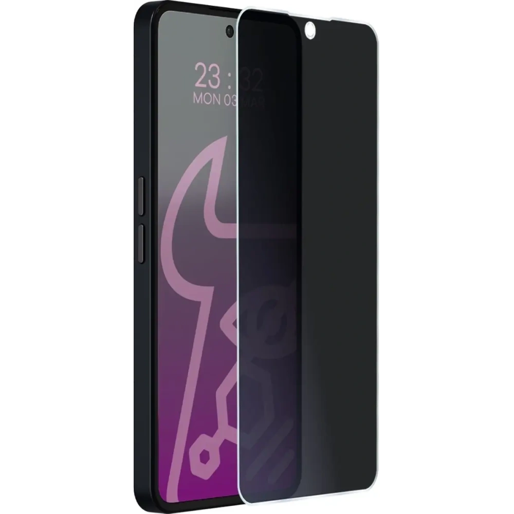 Prywatyzujące szkło hybrydowe Bizon Glass Mule Shadow do Nothing Phone (3a) matowe
