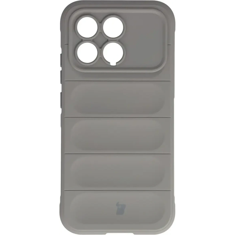 Pancerne etui Bizon Case Tur do Xiaomi POCO F8 Pro jasnoszare