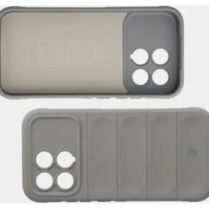 Pancerne etui Bizon Case Tur do Xiaomi POCO F8 Pro jasnoszare