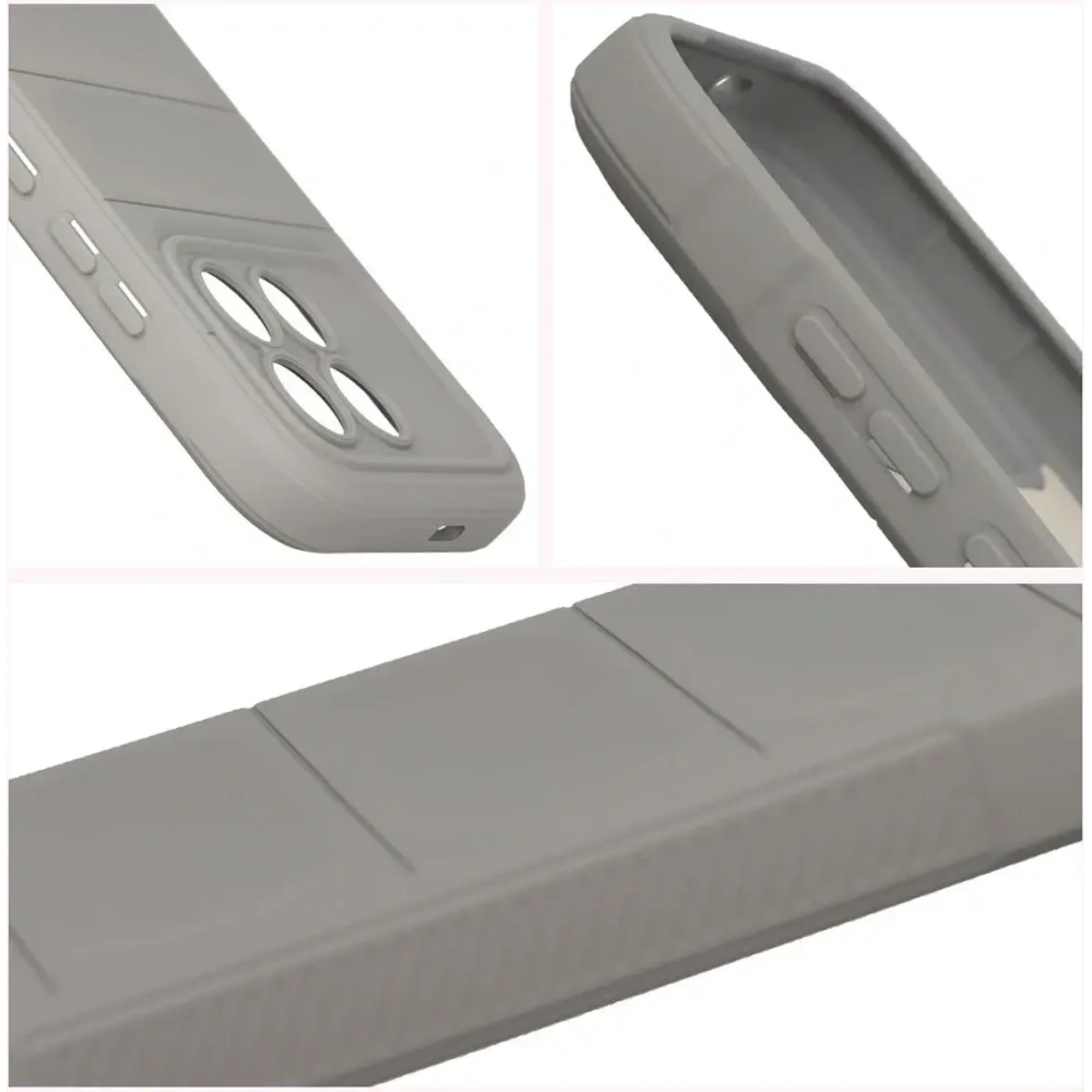 Pancerne etui Bizon Case Tur do Xiaomi POCO F8 Pro jasnoszare