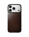 Nakładka na plecki NOMAD Magnetic Leather Back do Apple iPhone 17 Pro kompatybilna z MagSafe, skóra Horween (rustic brown)