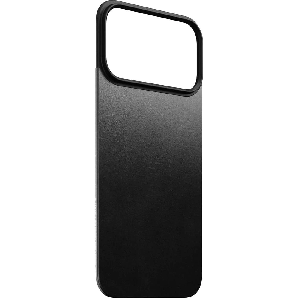 Nakładka na plecki NOMAD Magnetic Leather Back do Apple iPhone 17 Pro Max kompatybilna z MagSafe, skóra Horween (black)