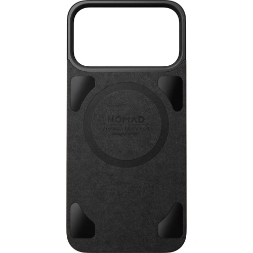 Nakładka na plecki NOMAD Magnetic Leather Back do Apple iPhone 17 Pro Max kompatybilna z MagSafe, skóra Horween (rustic brown