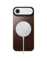 Nakładka na plecki NOMAD Magnetic Leather Back do Apple iPhone Air kompatybilna z MagSafe, skóra Horween (rustic brown)
